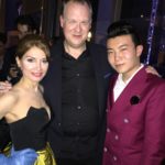 Jean Shafiroff with executive director of the Andy Warhol Museum and Michael Xufu Huang of Beijing