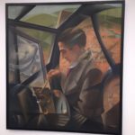 Painting on display at the Wolfsonian Museum