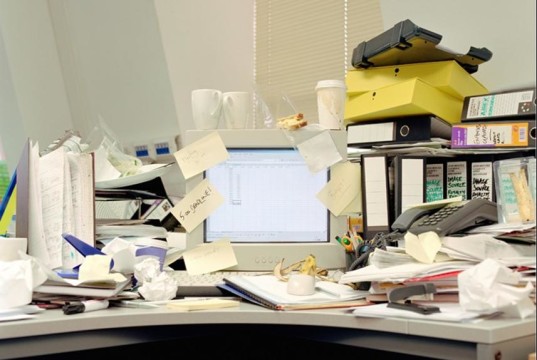 Clean off your desk