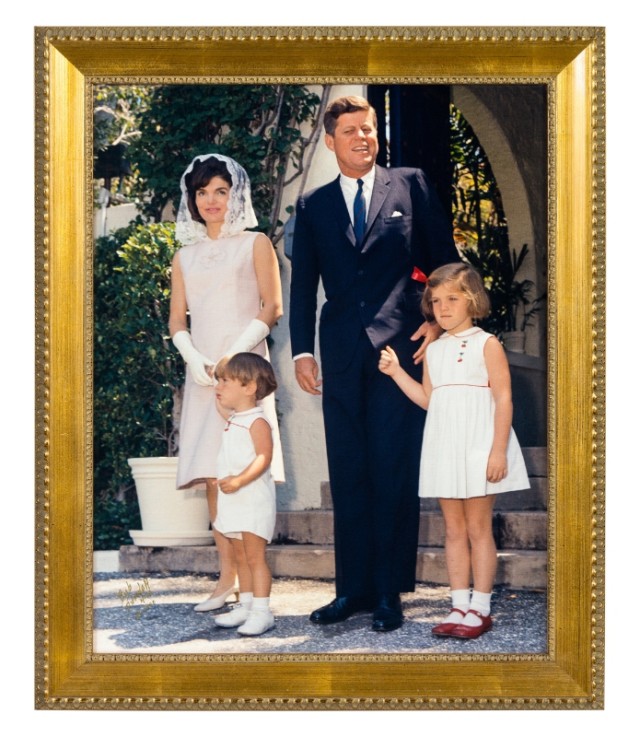 Leslie Hindman Auctioneers - Kennedy Easter Photo Kennedy family