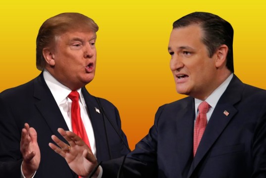 Ted Cruz, Donald Trump