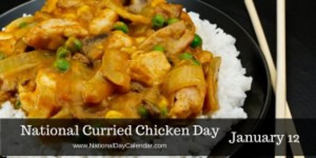 Curried chicken