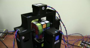 Watch this robot solve a Rubik's Cube in about a second