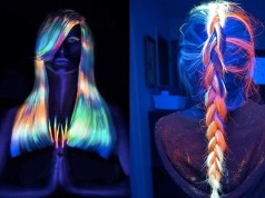 Glow-In-The-Dark hair