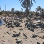 A view shows damage at the scene after an airstrike by U.S. warplanes against Islamic State in Sabratha