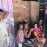Family inside their home, Nazareth Costa Rica