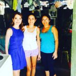 Here I am revisiting some of the people we meet on our last trip to Costa Rica. I am in a the home of a family in Nazareth, Costa Rica.