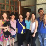 Jean Shafiroff, Lindsey Spielfogal and Elizabeth Shafiroff back in Liberia, Costa Rica with Dr. Giovanna Bulgarelli Jiminez and her staff and rescue dogs