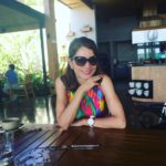 Jean Shafiroff- relaxing at breakfast in Costa Rica.