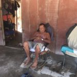 Man in front of his home in Liberia, Costa Rica