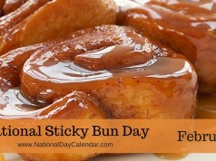 Sticky bun day