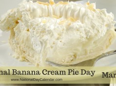 National Banana Cream Pie