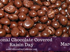 chocolate covered raison