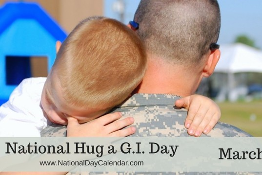 National Hug A G.I. Day