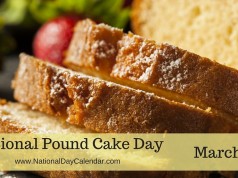 National pound cake day