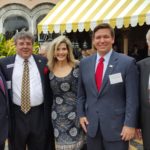 (L-R) Bill Lewis, Bob Sutton, Jennifer Lewis, Ron DeSantis, Larry Snowden