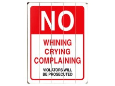 complaining