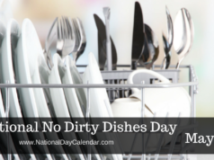 No Dirty Dishes Day