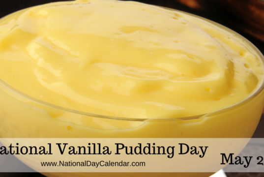 National Vanilla Pudding Day