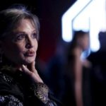 Cast member Fisher poses at the premiere of “Star Wars: The Force Awakens” in Hollywood