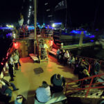 Waiting to embark; Salty Sams’s pirate cruise