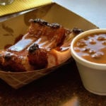 Baby back ribs and Texas pinto beans; Pit Commander BBQ – ©PeterHoran