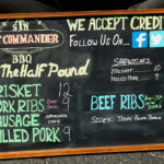Typical menu; Pit Commander BBQ – ©PeterHoran