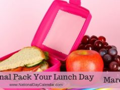 National Pack Your Lunch Day