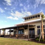 Outdoor dining area