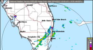 passing showers sunday