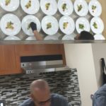 Chef Roland preparing dishes
