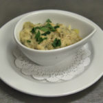 Baccala alla Vincenta with polenta