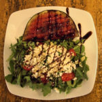 Grilled watermelon salad