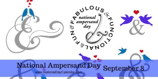 ampersand day