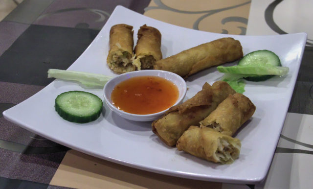Vietnamese shrimp and chicken rolls