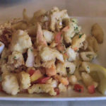 Fried calamari and grouper