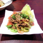Spicy beef salad