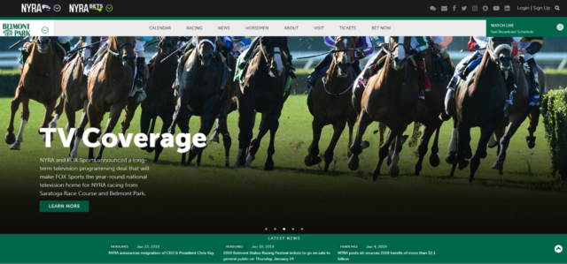 Belmont-tv betting