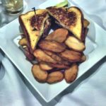 Highland swine sandwich