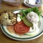 Whitefish salad and Nova Scotia salmon appetizer