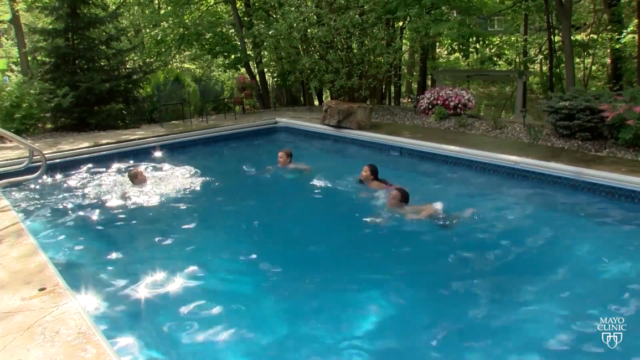 swimming