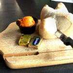 Bread with sundried tomato butter