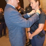 F – Michael Gottlieb pins Officer Cheri Stabile