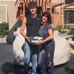 Little Brother Jaret with his mother Mindy.