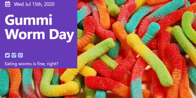 Gummi Worm
