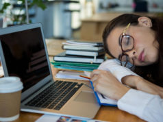 https://www.freepik.com/premium-photo/tired-female-graphic-designer-sleeping-desk_9369016.htm#page=1&query=asleep%20at%20desk&position=3
