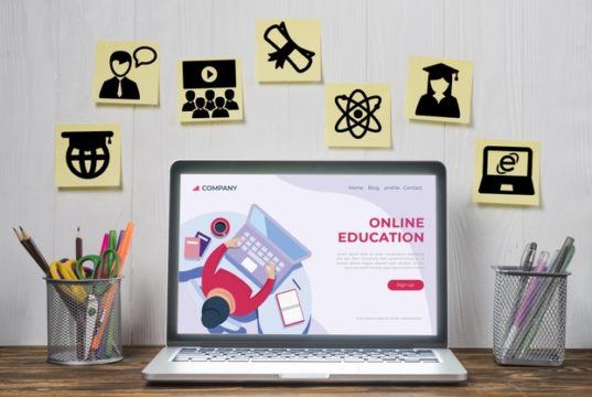 https://www.freepik.com/free-photo/e-learning-elements-laptop-used-classes_9358148.htm