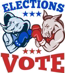 https://www.storyblocks.com/images/stock/democrat-donkey-republican-elephant-mascot-election-vote-hv9g6psvxubj6gmhzkg