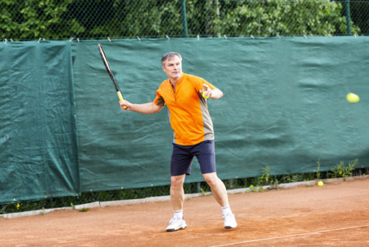 https://www.freepik.com/premium-photo/middle-aged-man-plays-tennis-court-with-natural-earth-surface-sunny-summer-day_6595191.htm#page=2&query=senior+tennis&position=22
