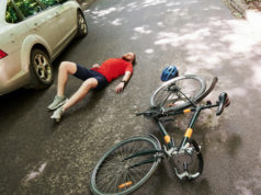 https://www.freepik.com/premium-photo/aerial-view-victim-asphalt-bicycle-silver-colored-car-accident-road-forest-daytime_9832991.htm#page=1&query=bicycle%20accident&position=1